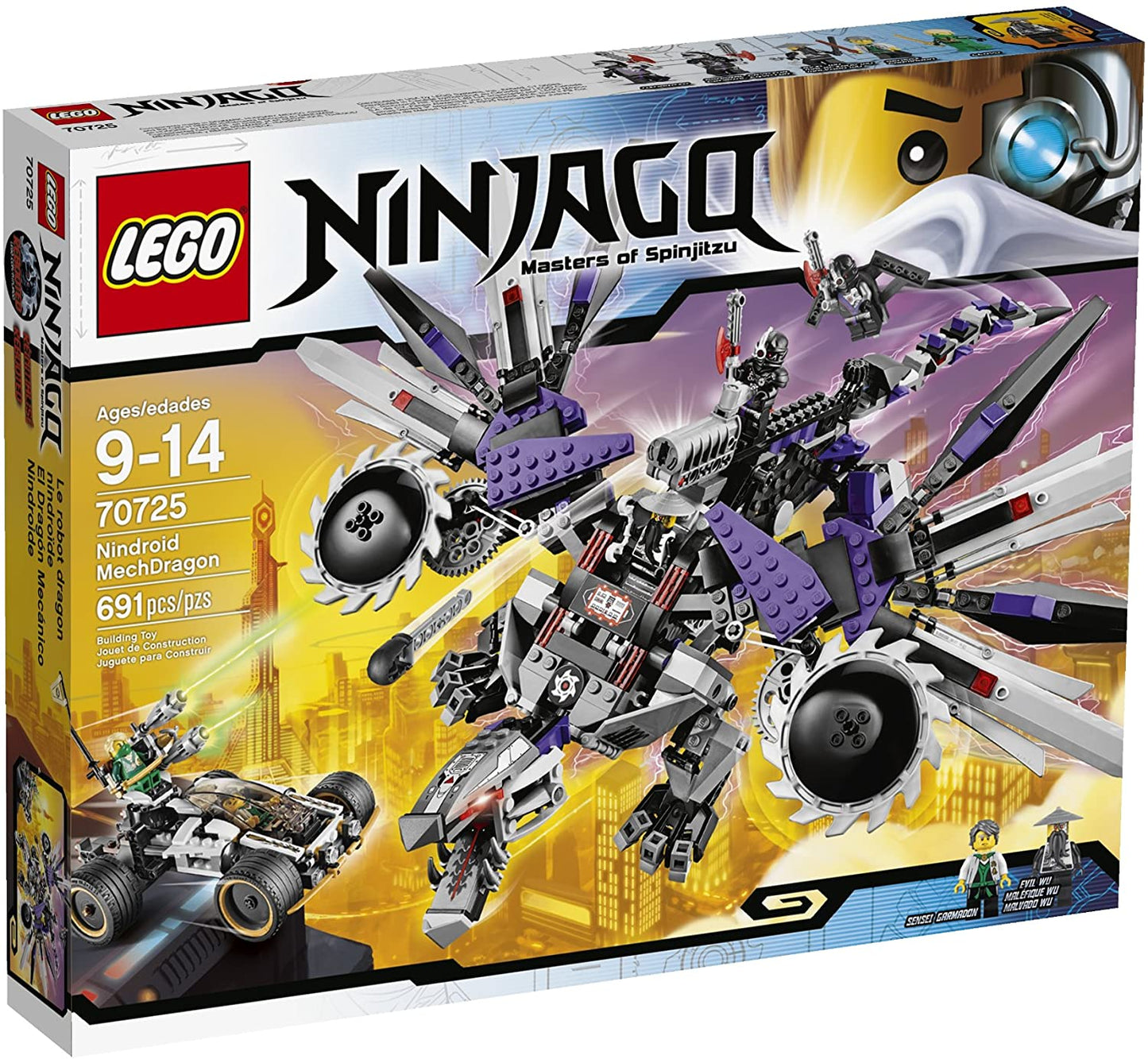 70725 - Nindroid MechDragon - EMPTY BOX ONLY
