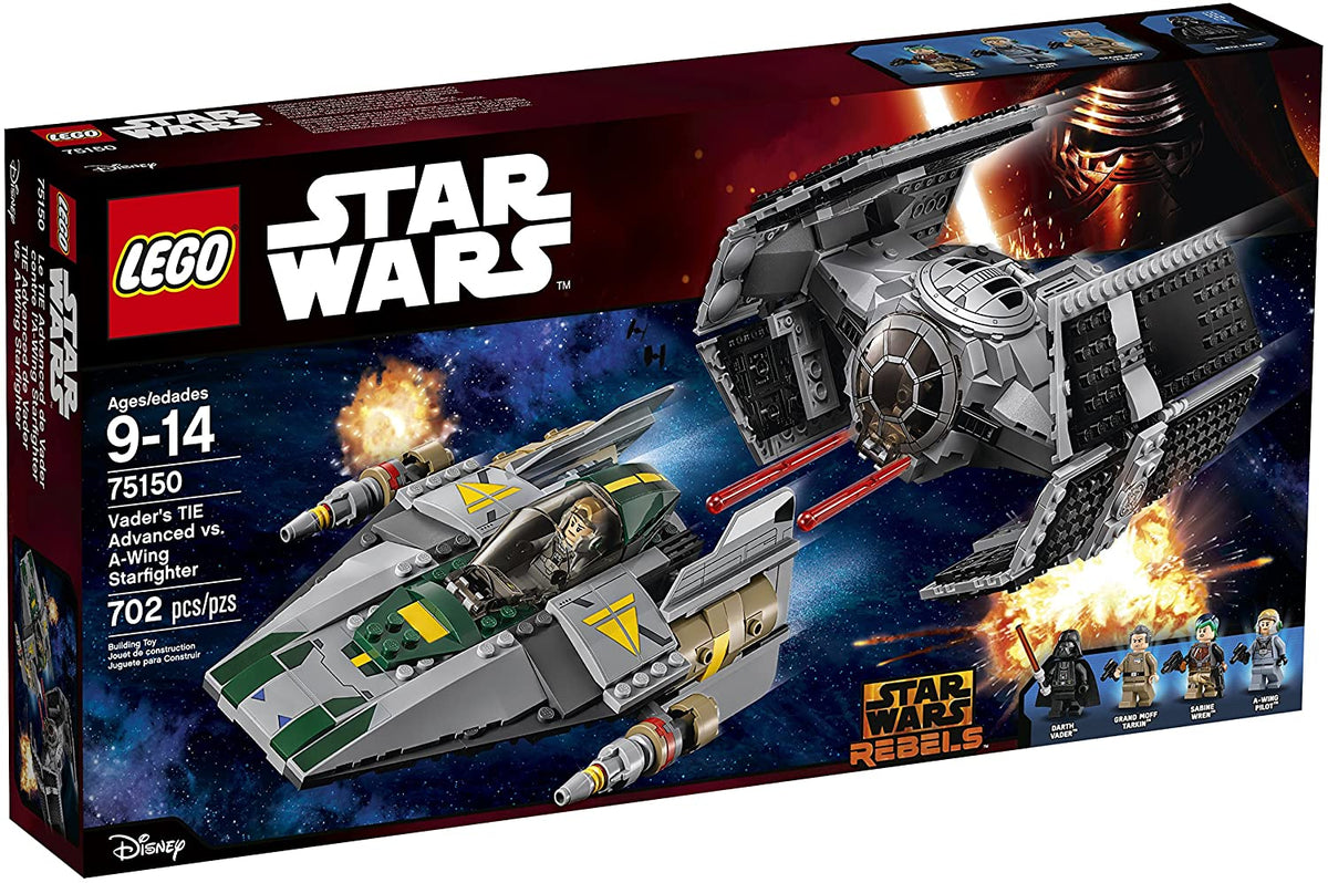Vader's TIE Advanced vs. A-Wing Starfighter, 75150 - LEGO® Star Wars Set
