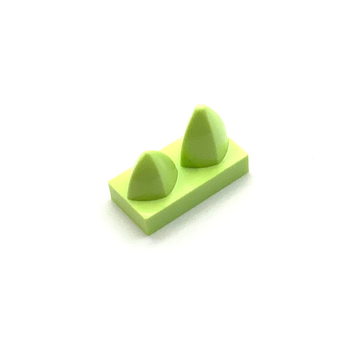 Tile Modified 1x2 with 2 Teeth Vertical, Part# 15209