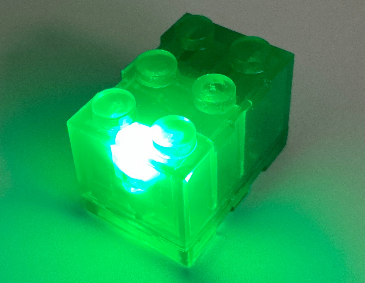 Light-Up 2x3 Brick, Battery Operated, CB2x3 & LB2x3
