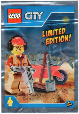 Worker with Wheelbarrow foil pack - 951702