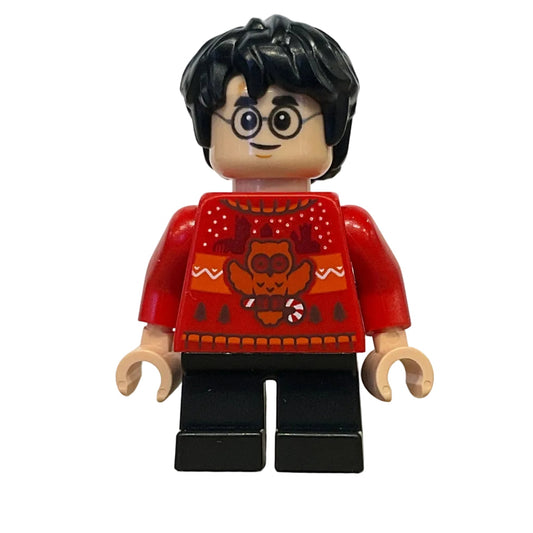 Harry Potter - Red Holiday Sweater, hp589- LEGO® Harry Potter