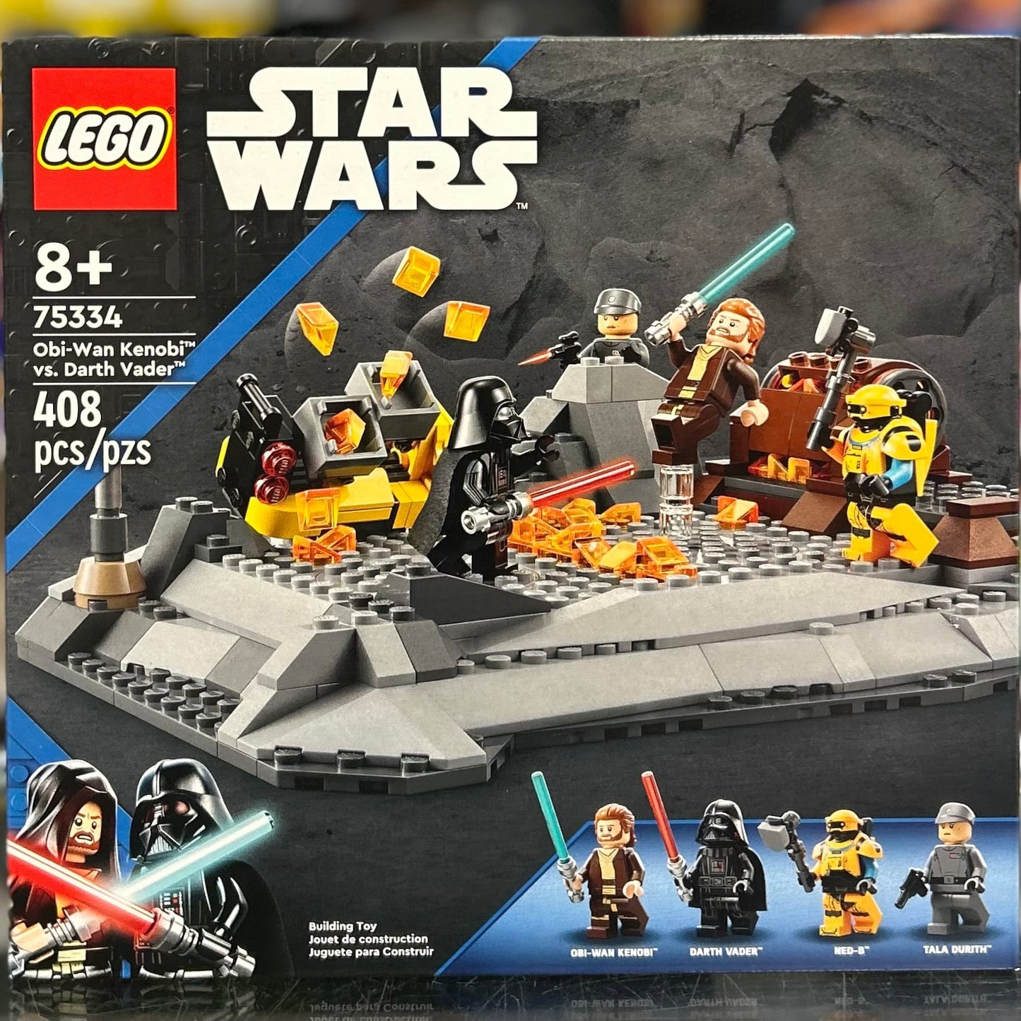 75334 - Obi-Wan Kenobi vs. Darth Vader - EMPTY BOX ONLY
