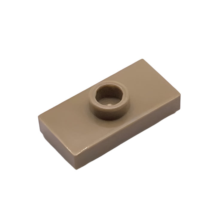 Plate, Modified 1 x 2 with 1 Stud with Groove and Bottom Stud Holder (Jumper), Part# 15573