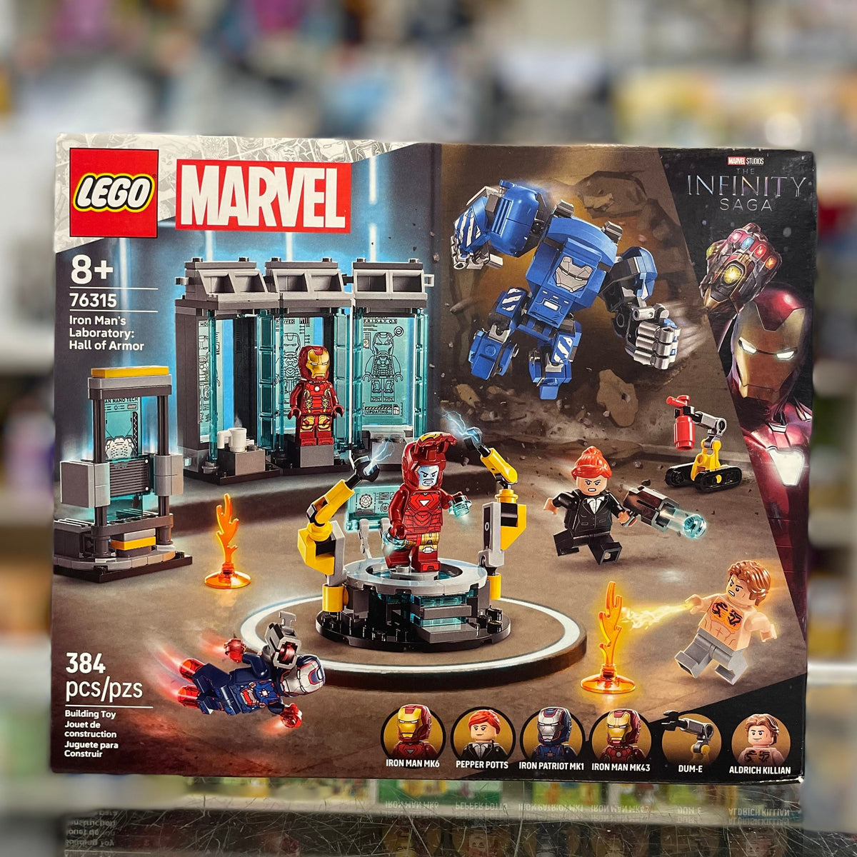 76315 - Iron Man's Labratory: Hall of Armor - EMPTY BOX ONLY