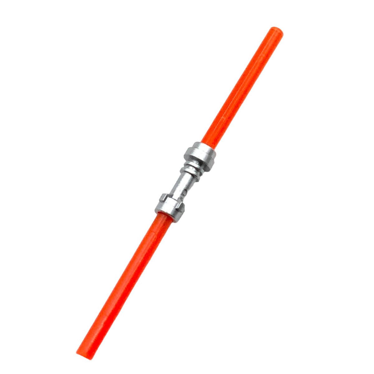 Star Wars Double-bladed Lightsaber Blade (Multiple Colors) with Metallic Silver Hilt, Part# 64567 + 30374 + 30374