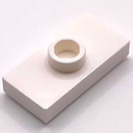 Plate, Modified 1 x 2 with 1 Stud with Groove and Bottom Stud Holder (Jumper), Part# 15573