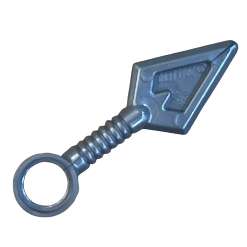 Minifigure, Weapon Spear Short with Pin Hole (Kunai), Part #98338