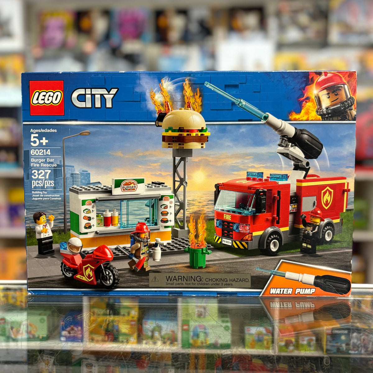 60214 - Burger Bar Fire Rescue - EMPTY BOX ONLY