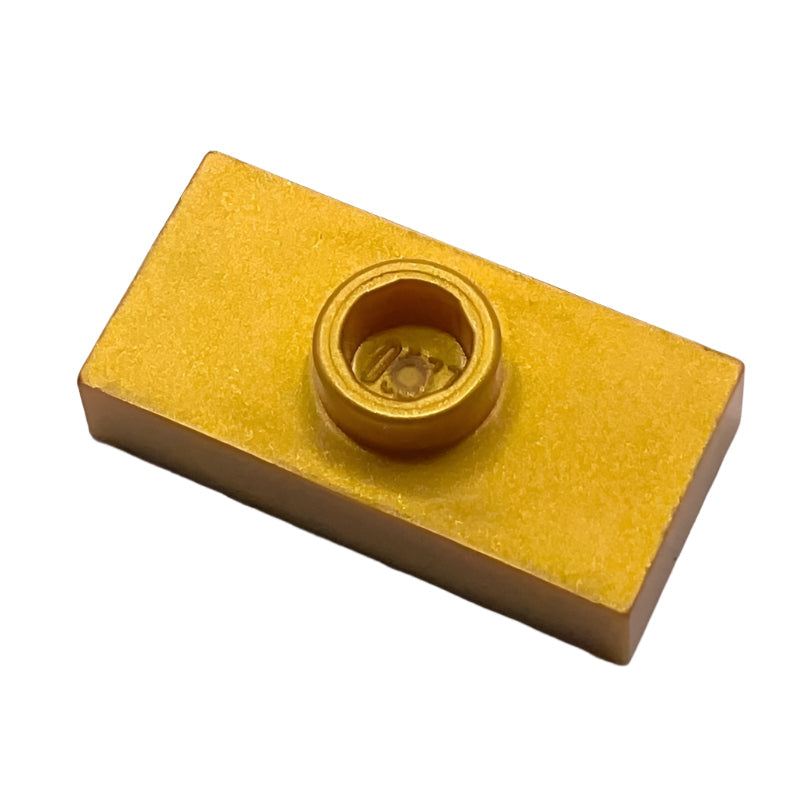 Plate, Modified 1x2 with 1 Stud without Groove (Jumper), Part# 3794a
