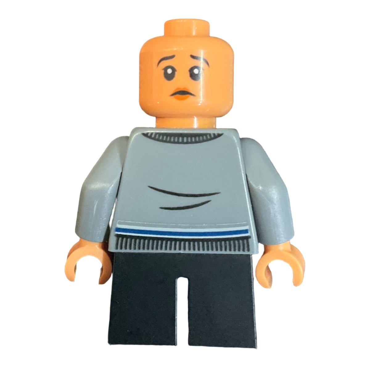 Cho Chang - Dark Bluish Gray Ravenclaw Sweater with Crest, Black Short Legs, Hard Plastic Hair, hp263b
