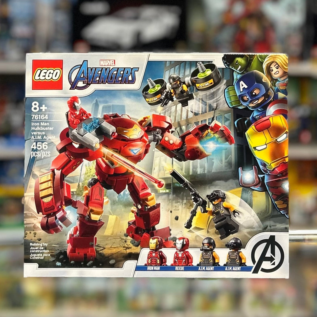 76164 - Iron Man Hulkbuster versus A.I.M. Agent - EMPTY BOX ONLY