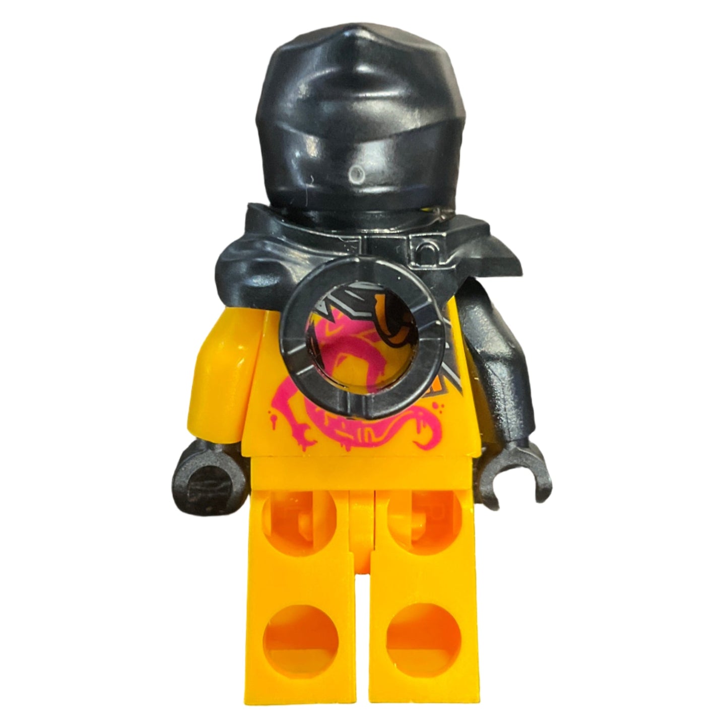 Arin - Shirt with Magenta Dragon, Hood with Horns, njo0960