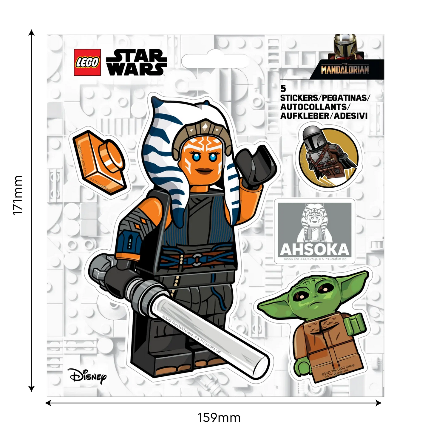 LEGO® Star Wars™ THE MANDALORIAN™ Sticker - Ahsoka Tano™ (53767)