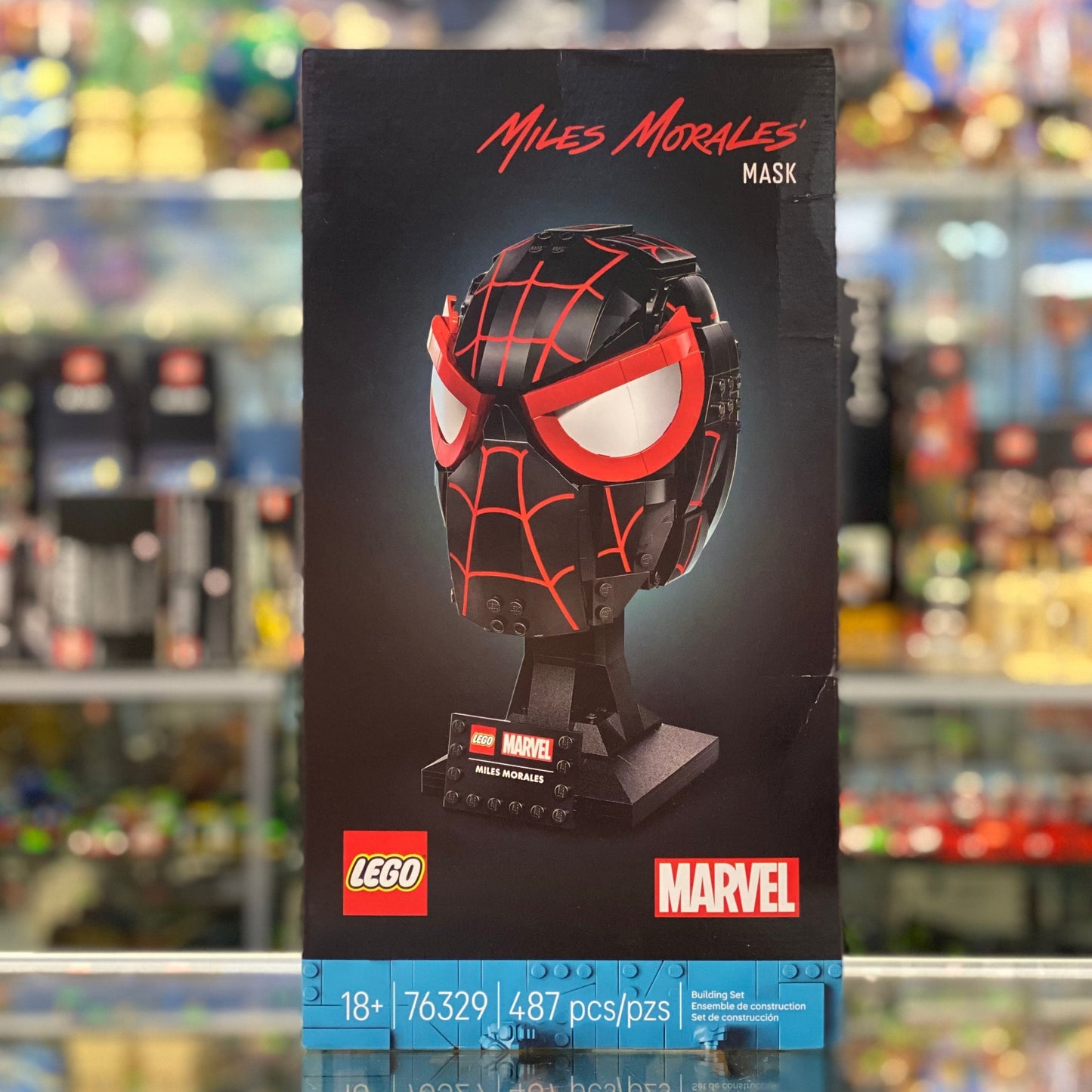 76329 - Miles Morales' Mask - EMPTY BOX ONLY