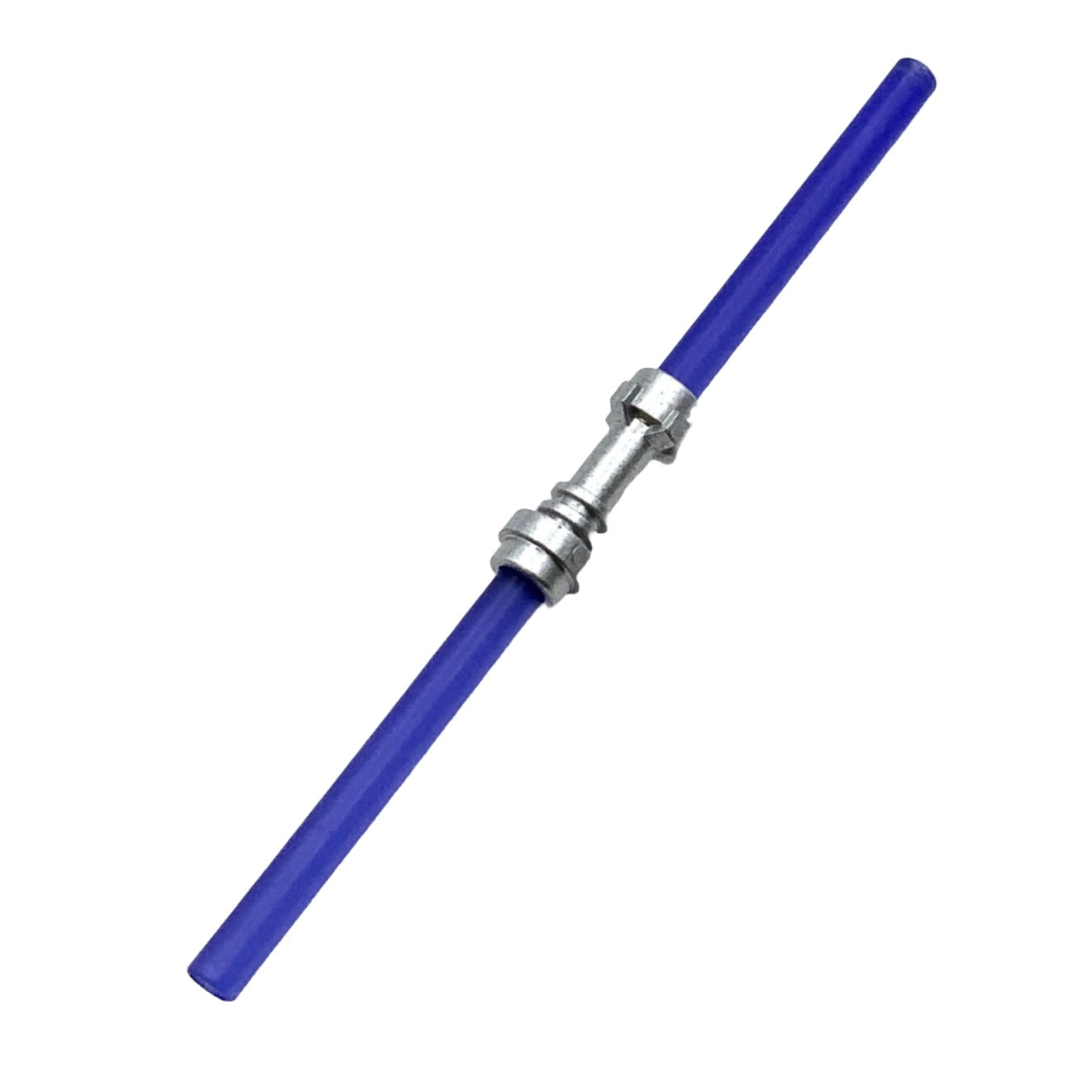 Star Wars Double-bladed Lightsaber Blade (Multiple Colors) with Metallic Silver Hilt, Part# 64567 + 30374 + 30374