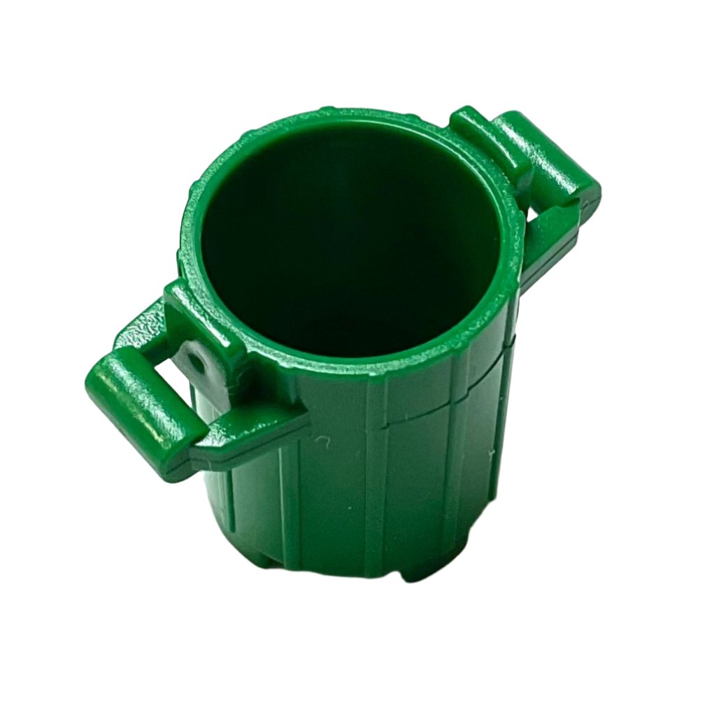 Trash Can Container with 2 Cover Holders, Part# 2439
