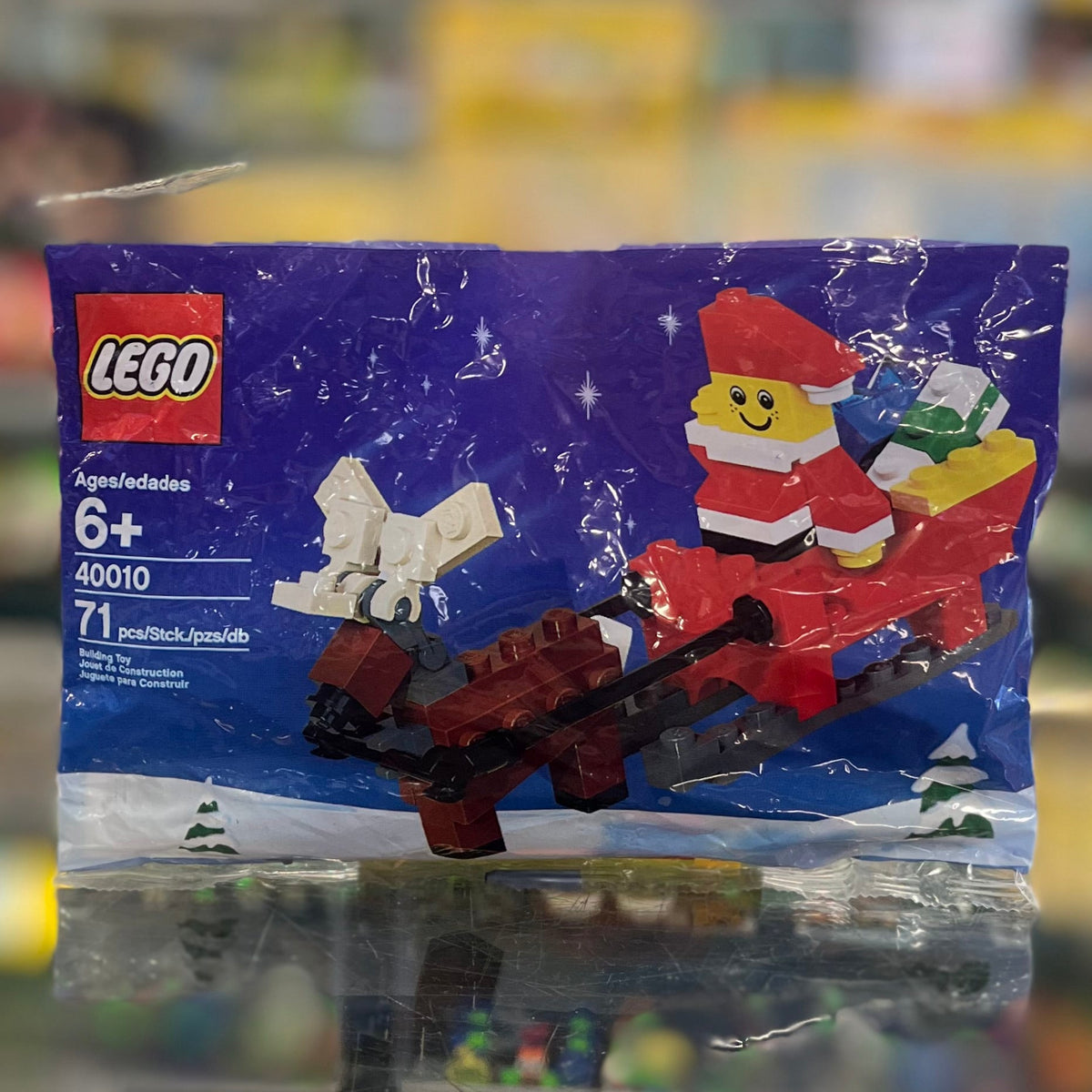 Santa with Sleigh Building Set polybag, 40010 - LEGO® Holiday & Event Set