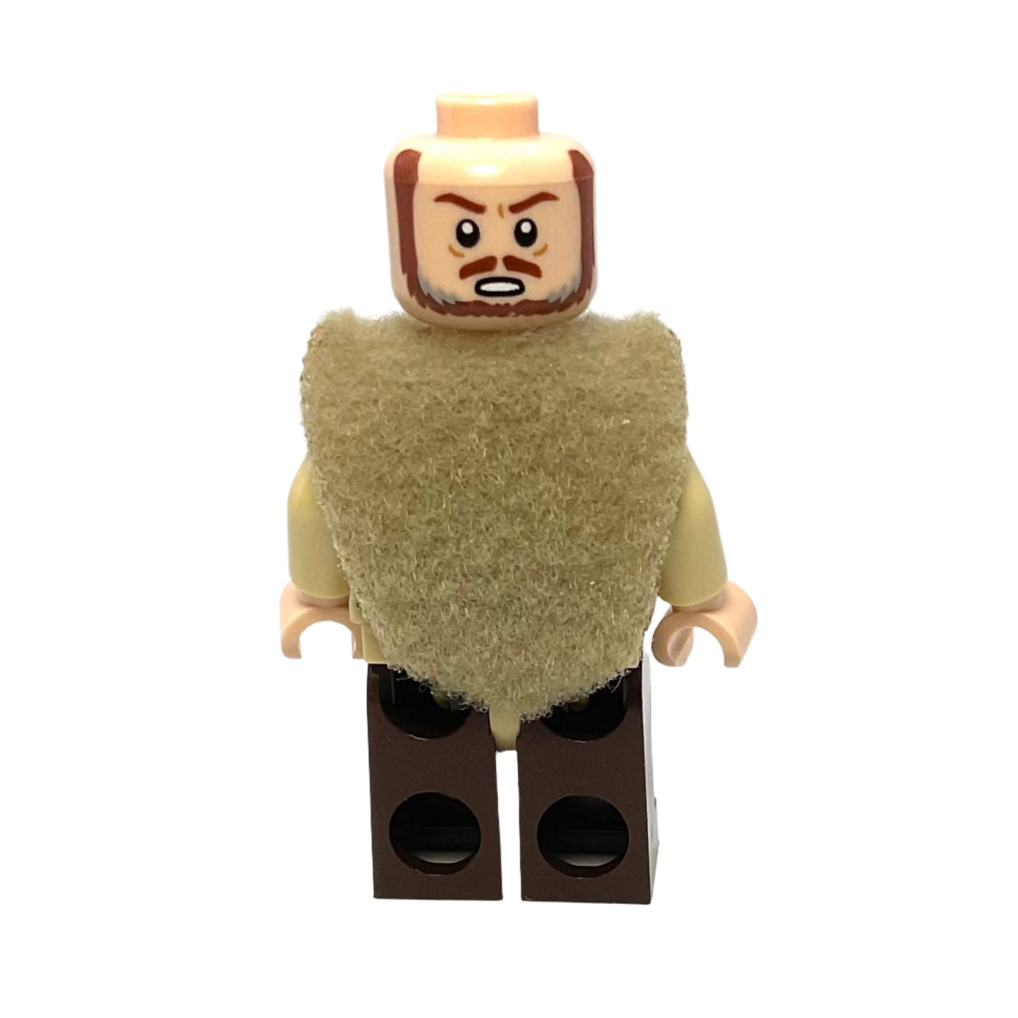 Qui-Gon Jinn - Dark Brown Legs, Poncho, Reddish Brown Beard - sw1334a