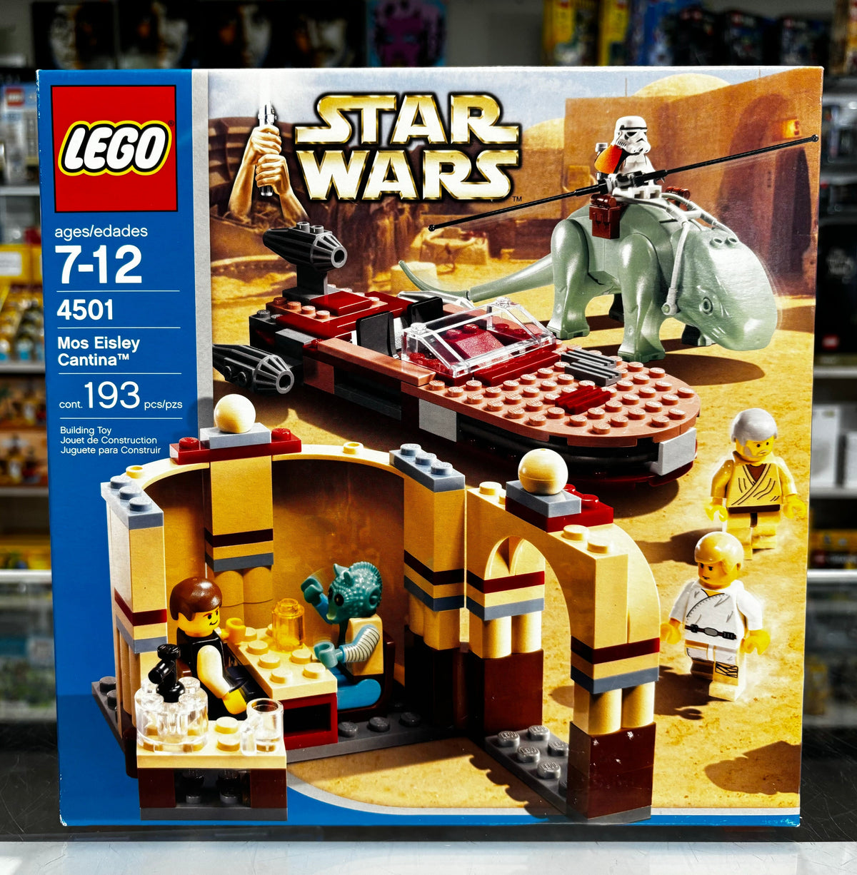 4501 - Mos Eisley Cantina, Blue box - EMPTY BOX ONLY