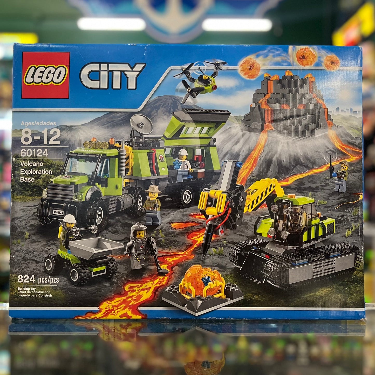 60124 - Volcano Exploration Base - EMPTY BOX ONLY