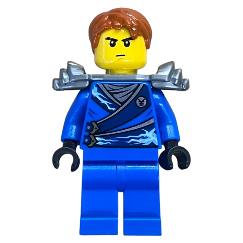 Jay (Techno Robe) - Rebooted, Flat Silver Shoulder Armor, njo0103 - LEGO® Ninjago Minifigure