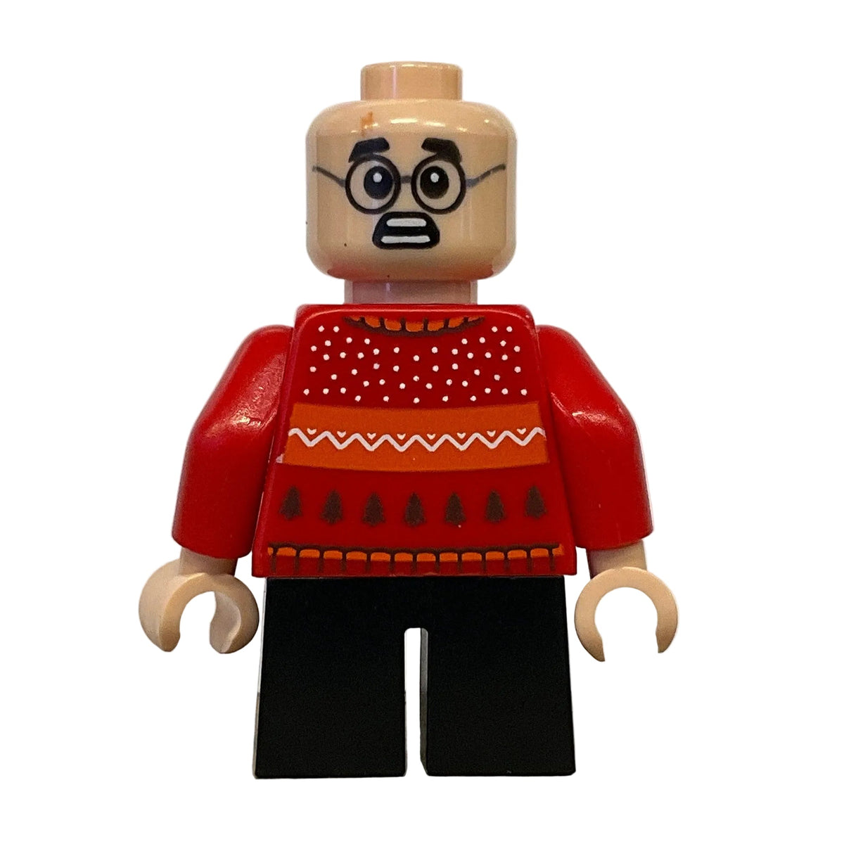 Harry Potter - Red Holiday Sweater, hp589- LEGO® Harry Potter