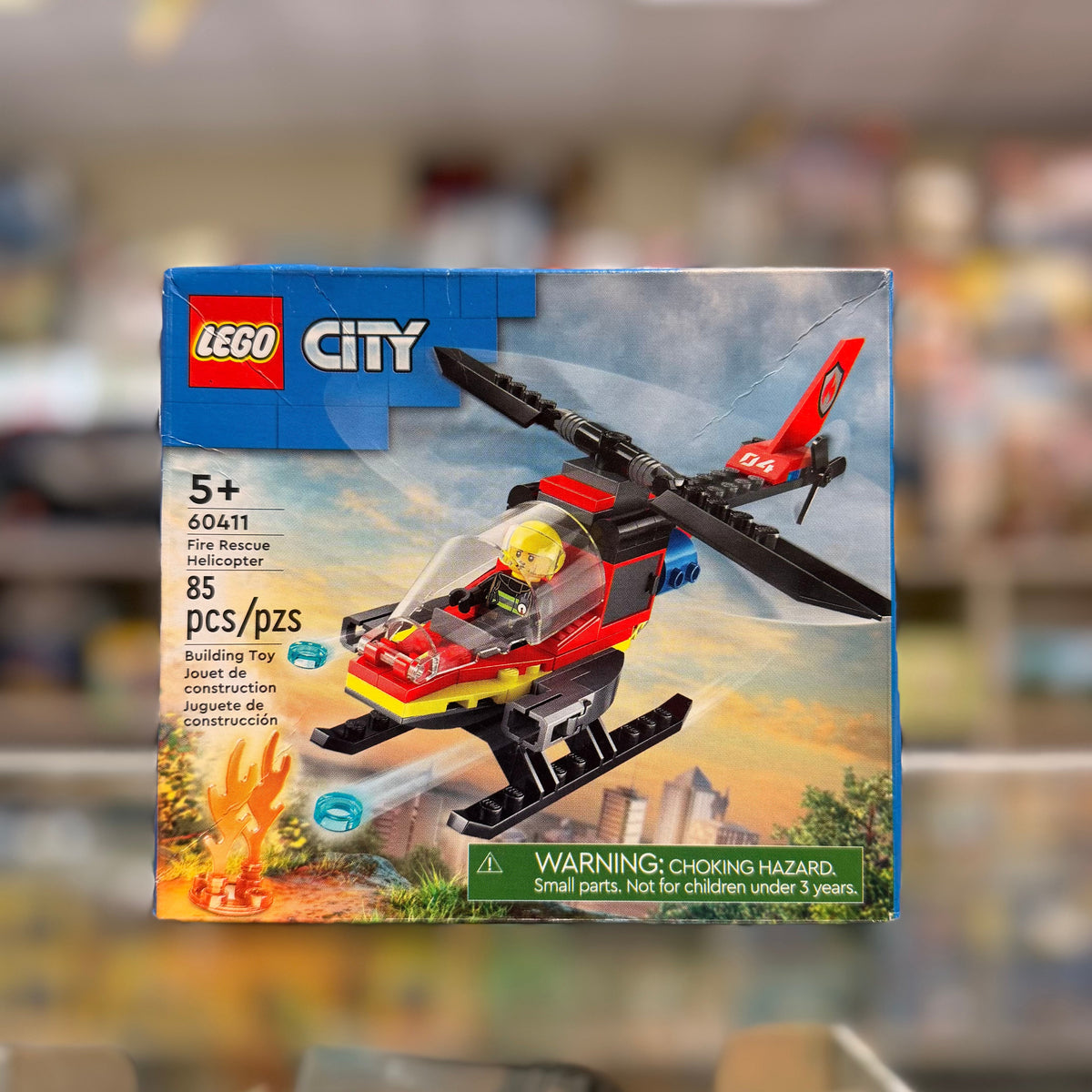 Fire Rescue Helicopter, 60411 - LEGO® City Set