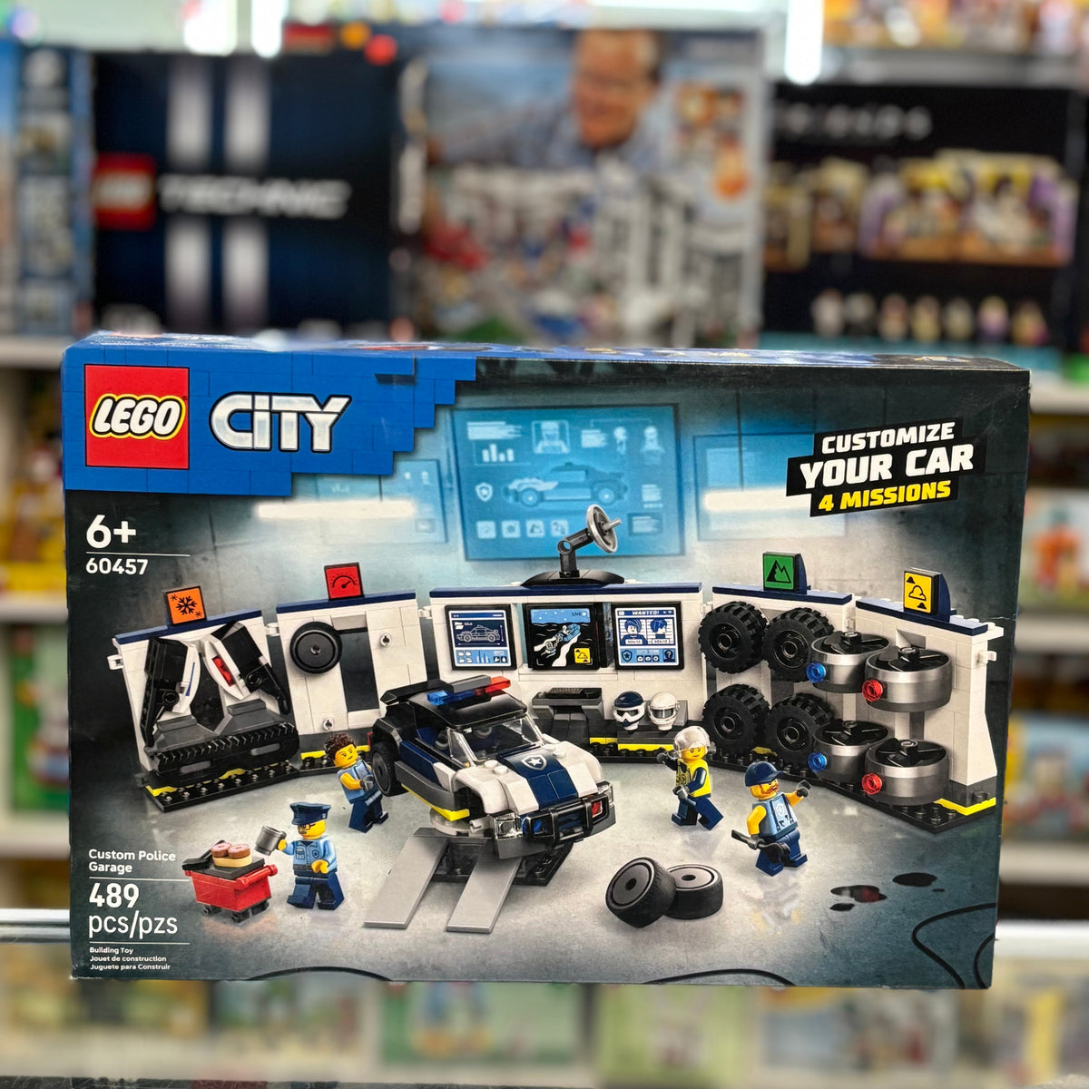 60457 - Custom Police Garage - EMPTY BOX ONLY