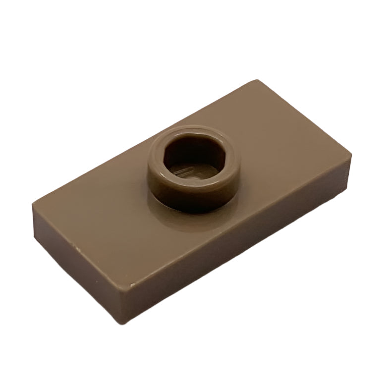 Plate, Modified 1 x 2 with 1 Stud with Groove and Bottom Stud Holder (Jumper), Part# 15573