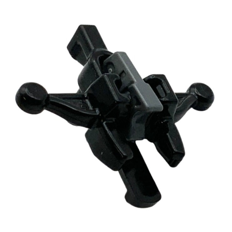 Minifigure Weapon, Wookie Crossbow with Mini Blaster with Dark Bluish Gray Trigger, Part# 20105c01