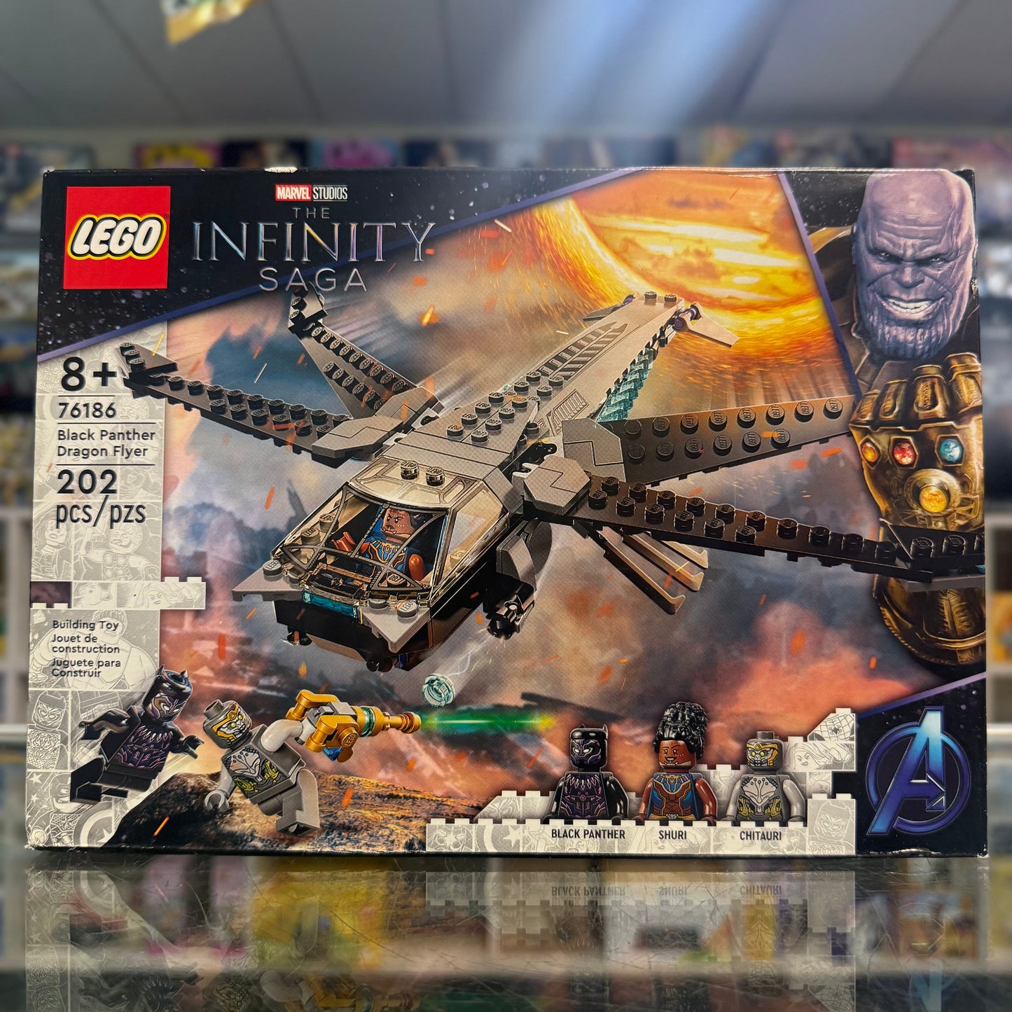 Black Panther Dragon Flyer, 76186