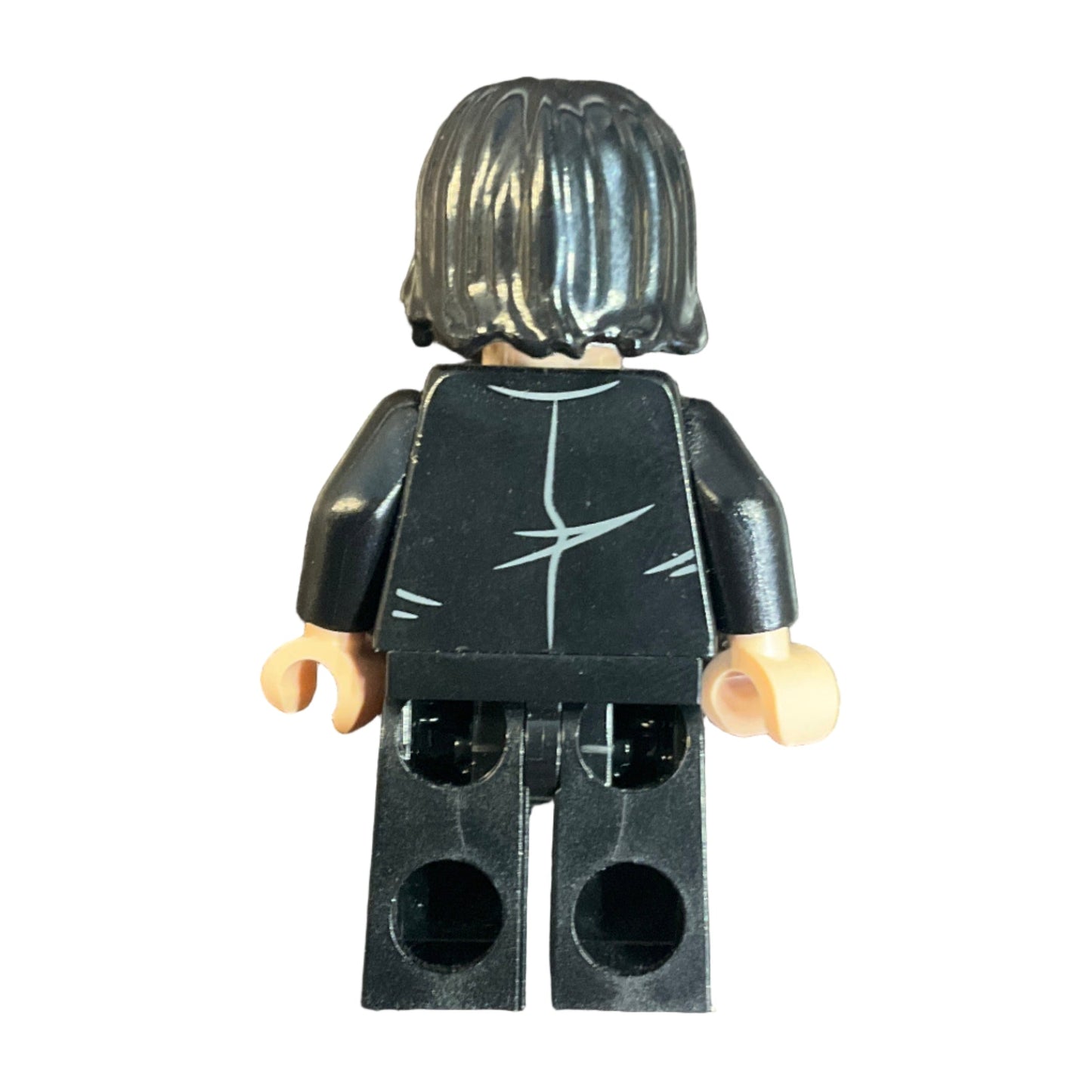 Professor Severus Snape - Dark Purple Shirt, Black Robes, Printed Legs, Shirt Tail, hp134a, LEGO® Harry Potter™ Minifigure