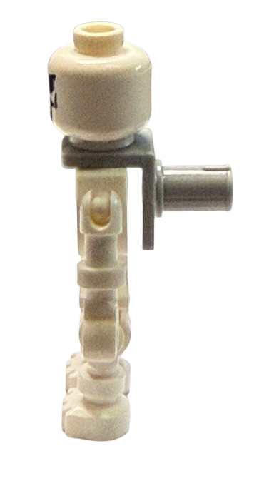 Skeleton - Evil Skull, Floppy Arms, Light Bluish Gray Neck Bracket, gen174 - LEGO® Harry Potter