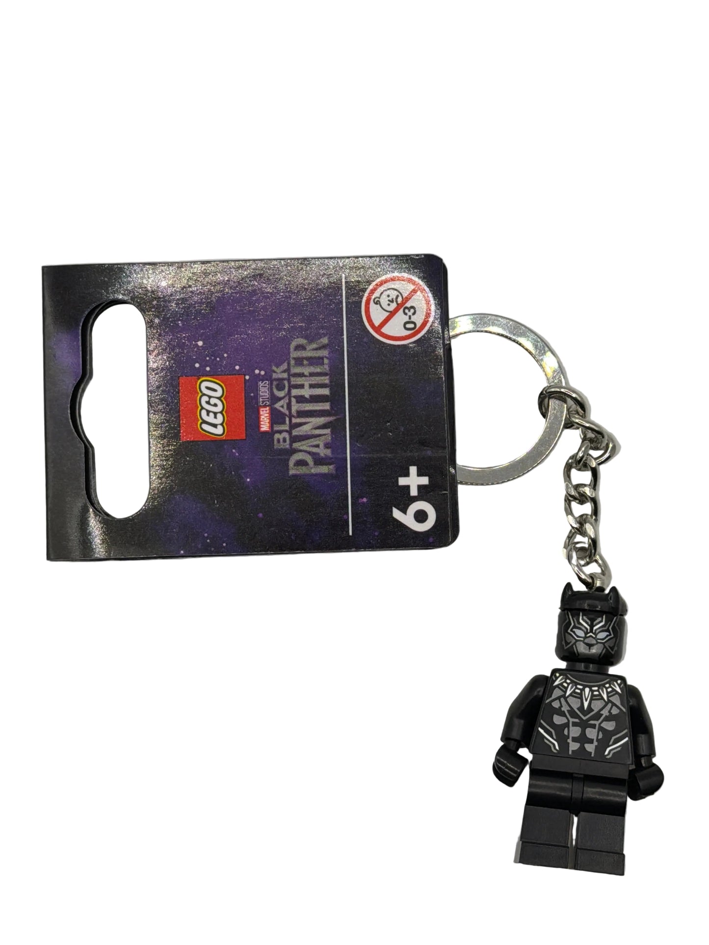 Black Panther Minifigure Key Chain 854189 LEGO® Marvel Super Heroes