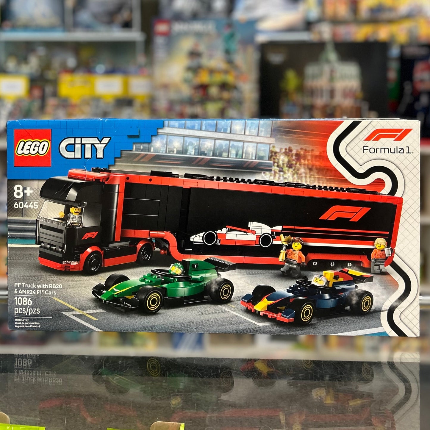 F1 Truck with RB20 & AMR24 F1 Cars, 60445 - LEGO® City Set