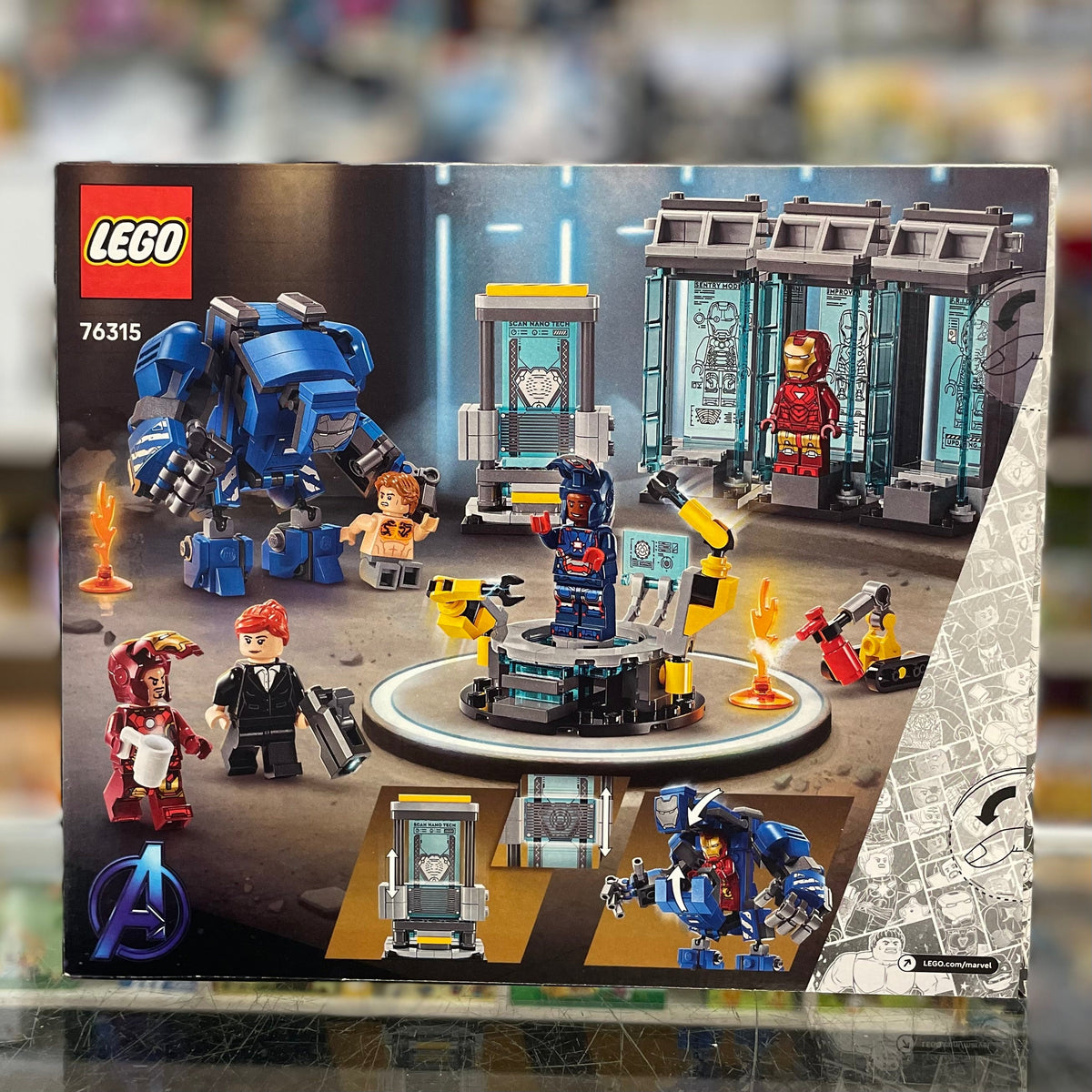 Iron Man's Laboratory: Hall of Armor, 76315 - LEGO® Marvel Set