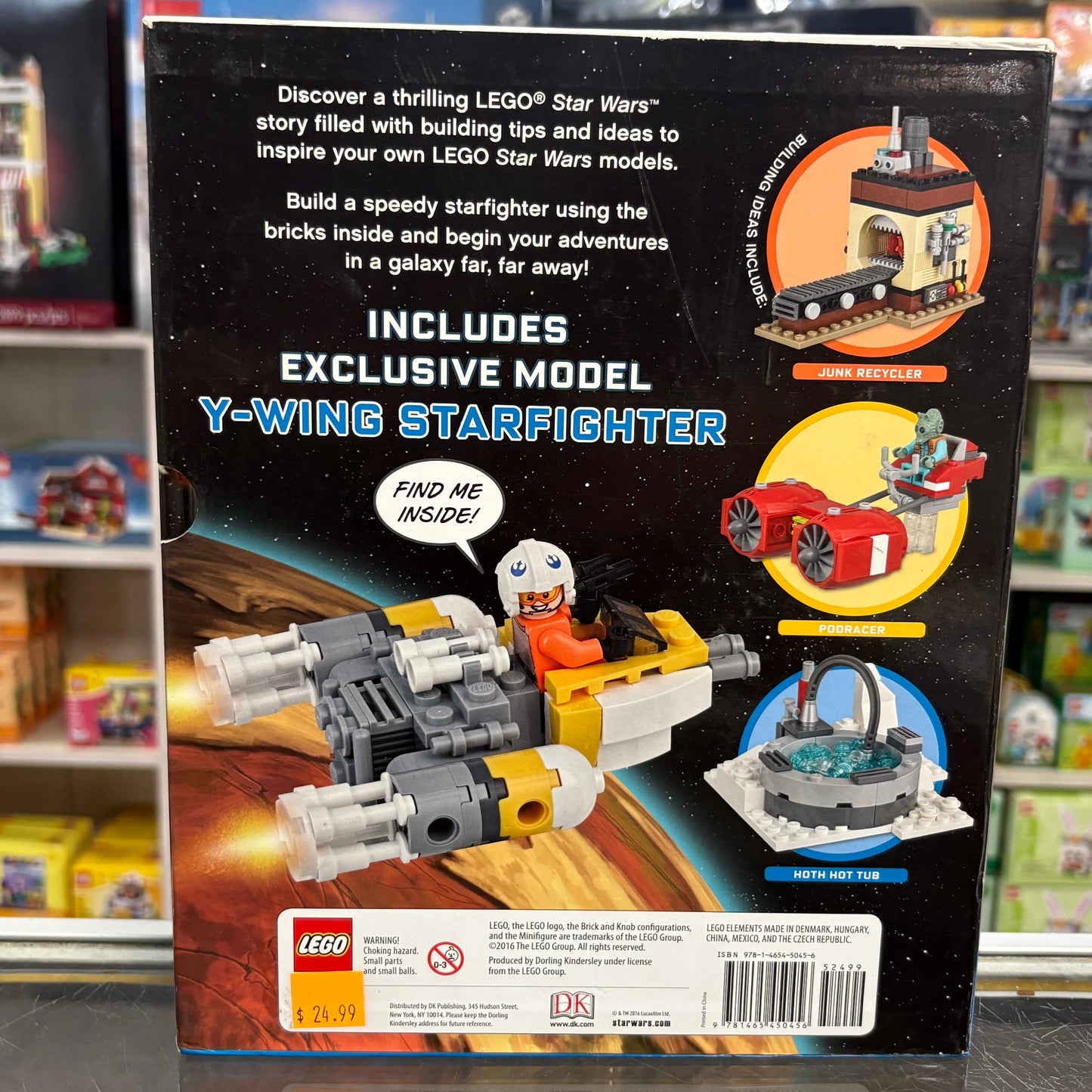 Build Your Own Adventure (Hardcover) (Includes Rebel Pilot Minifigure and Exclusive Y-Wing Starfighter, sw0761), b16sw18 - LEGO® Star Wars