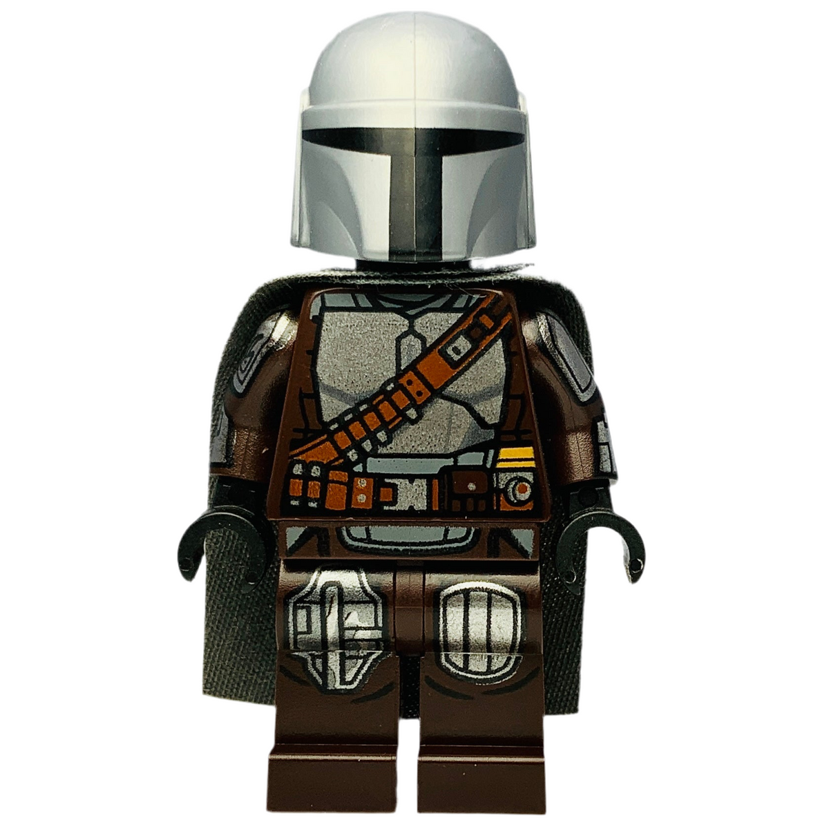 Din Djarin - Silver Beskar Armor, sw1135 (with Cape), LEGO® Star Wars Minifigure