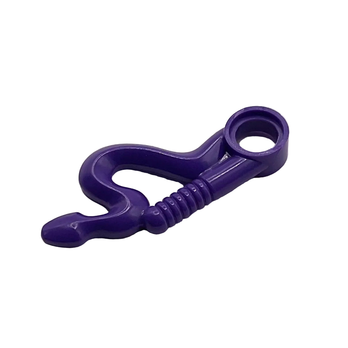 Minifigure, Weapon Whip Bent with Snake Head and Pin Hole, Part# 98348