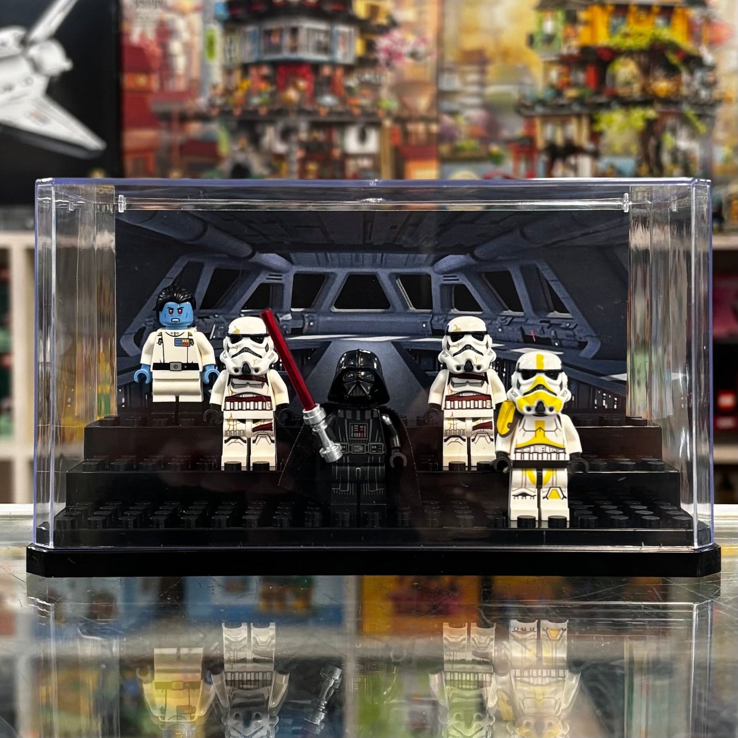 10x21 Studs, Display Case, with Star Wars Background