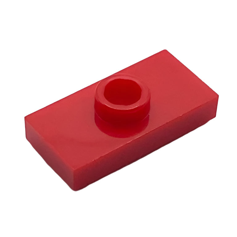 Plate, Modified 1 x 2 with 1 Stud with Groove and Bottom Stud Holder (Jumper), Part# 15573