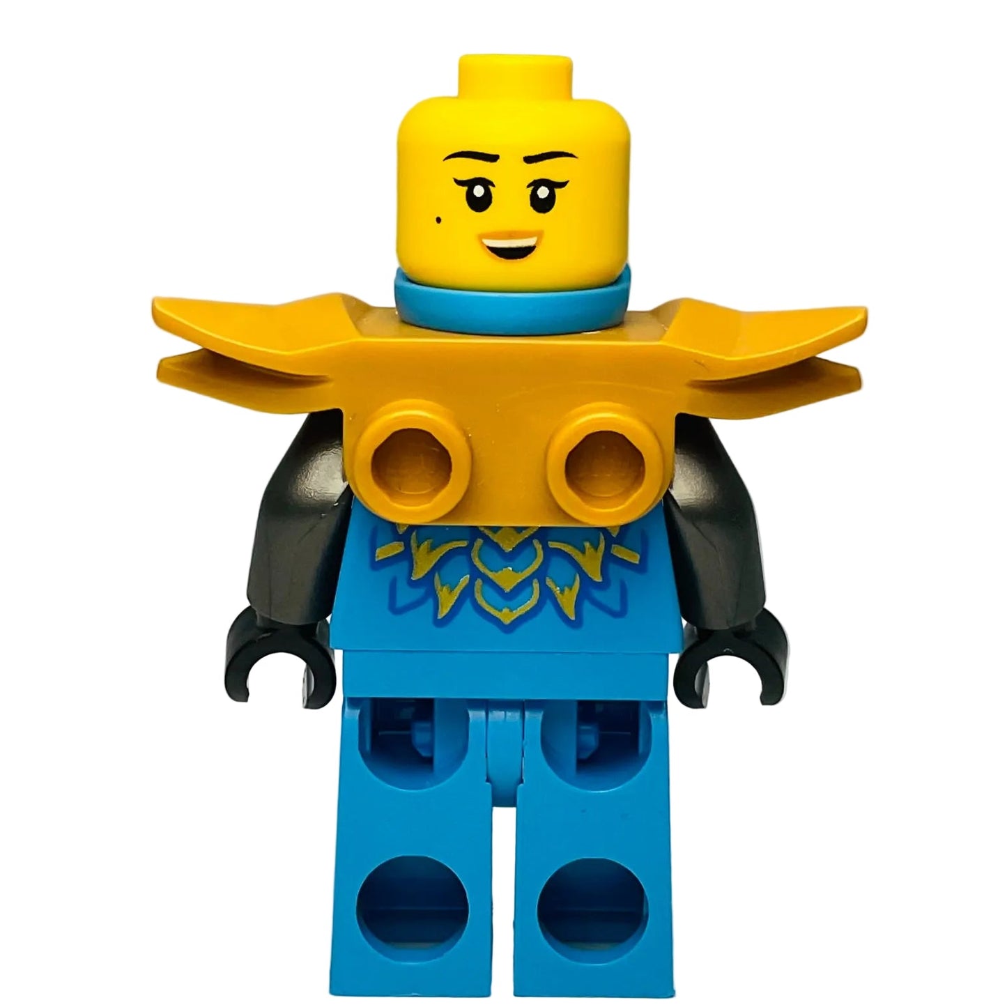 Nya - Dragons Rising, Wide Pearl Gold Shoulder Armor, njo1036 - LEGO® Ninjago Minifigure
