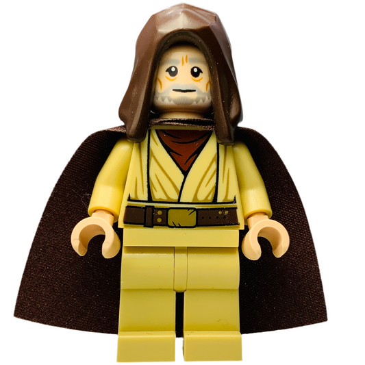 Obi-Wan Kenobi (Old, Standard Cape, Hood Basic), sw1046 - LEGO® Star Wars Minifigure