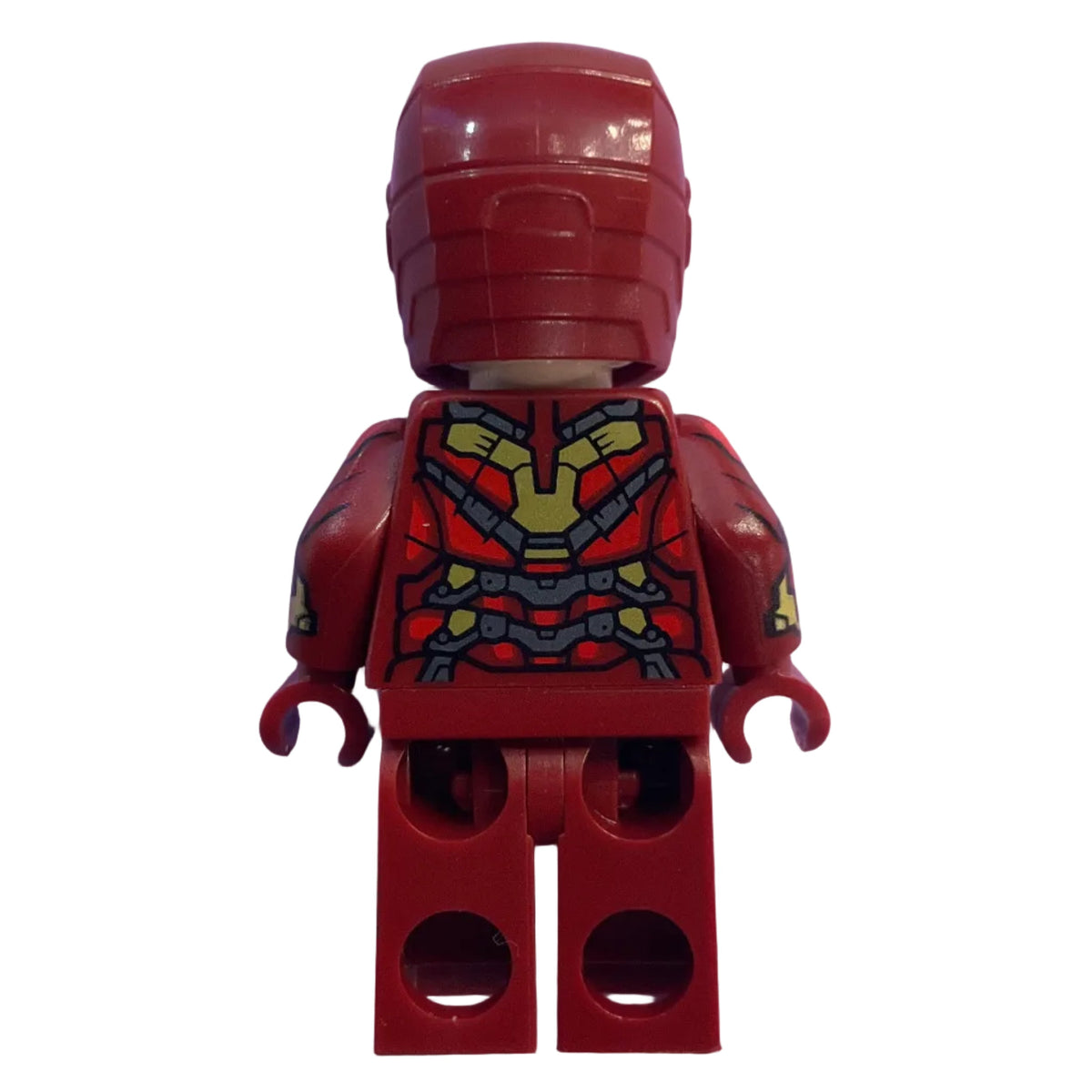 Iron Man - Mark 43 Armor, Light Nougat Head, Printed Arms, sh1103 - LEGO® Marvel Minifigure