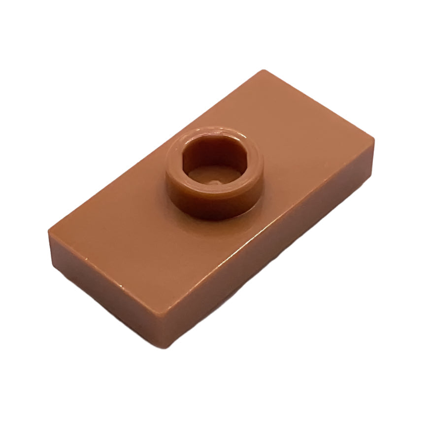Plate, Modified 1 x 2 with 1 Stud with Groove and Bottom Stud Holder (Jumper), Part# 15573