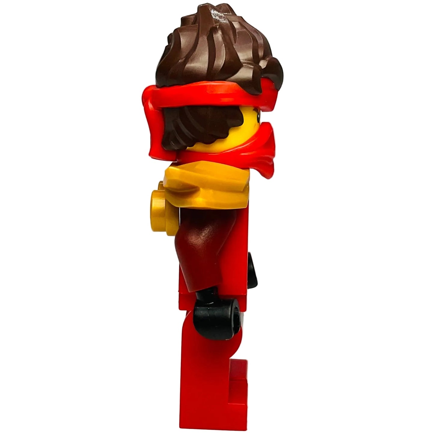 Kai - Dragons Rising, Tunic with Dragon Head, Hair, Wide Pearl Gold Shoulder Armor, njo1046 - LEGO® Ninjago Minifigure