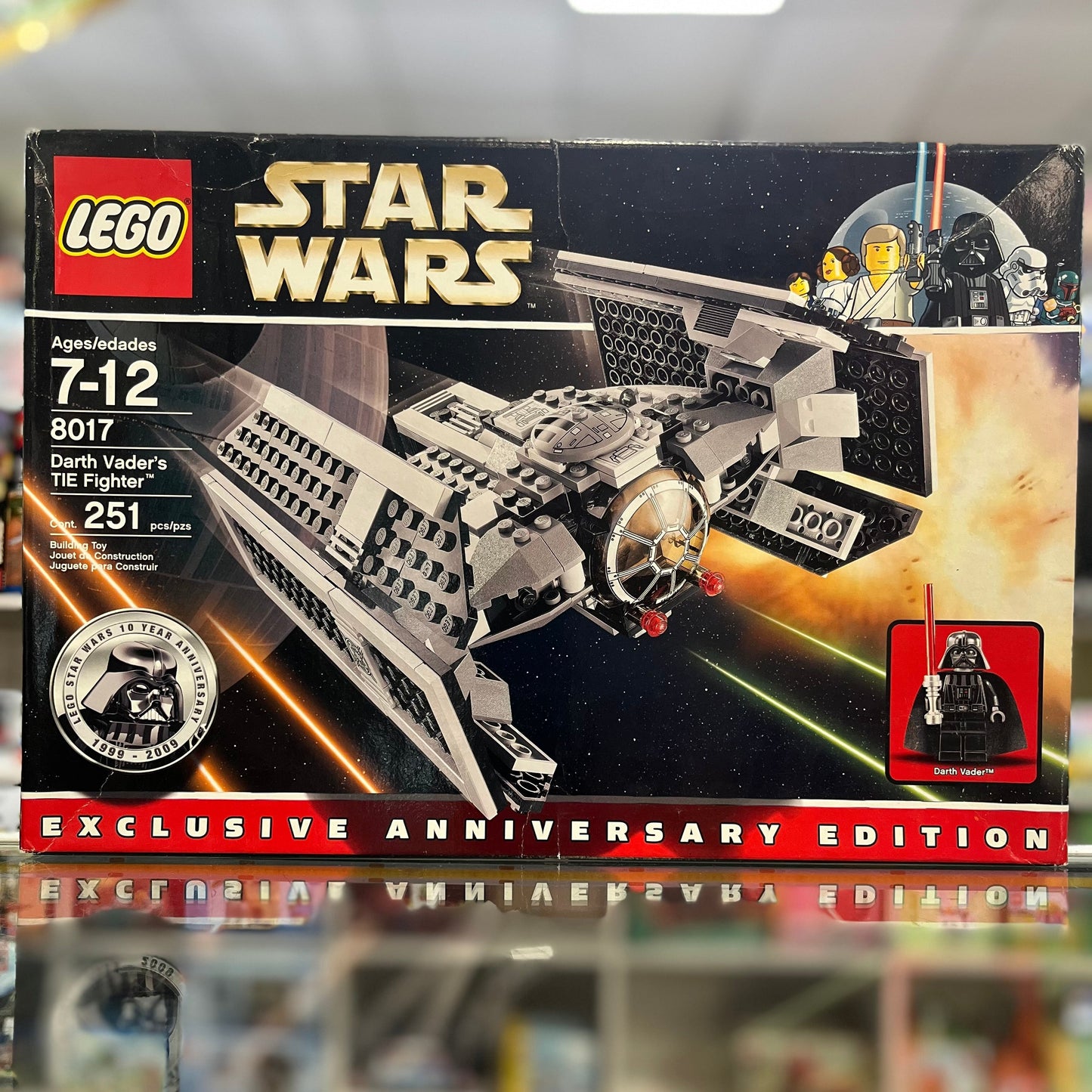 8017 - Darth Vader's TIE Fighter - EMPTY BOX ONLY