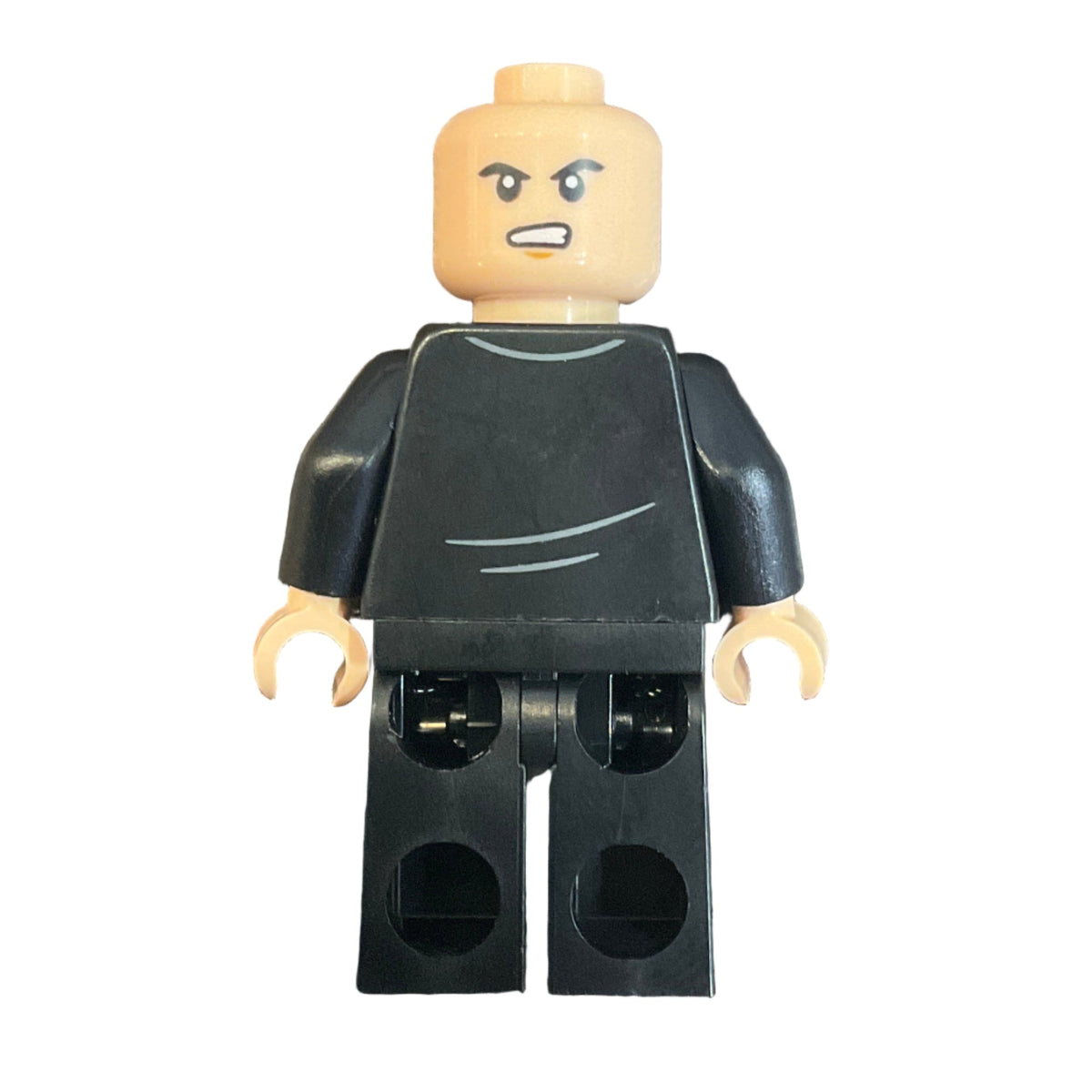 Draco Malfoy - Black Suit, Dark Bluish Gray Sweater, hp532
