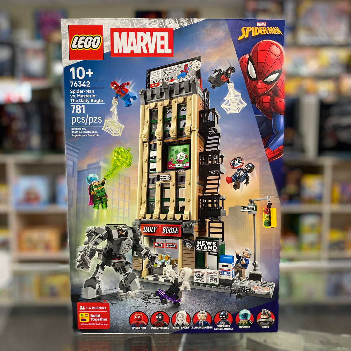 76342 - Spider-Man vs. Mysterio: The Daily Bugle - EMPTY BOX ONLY